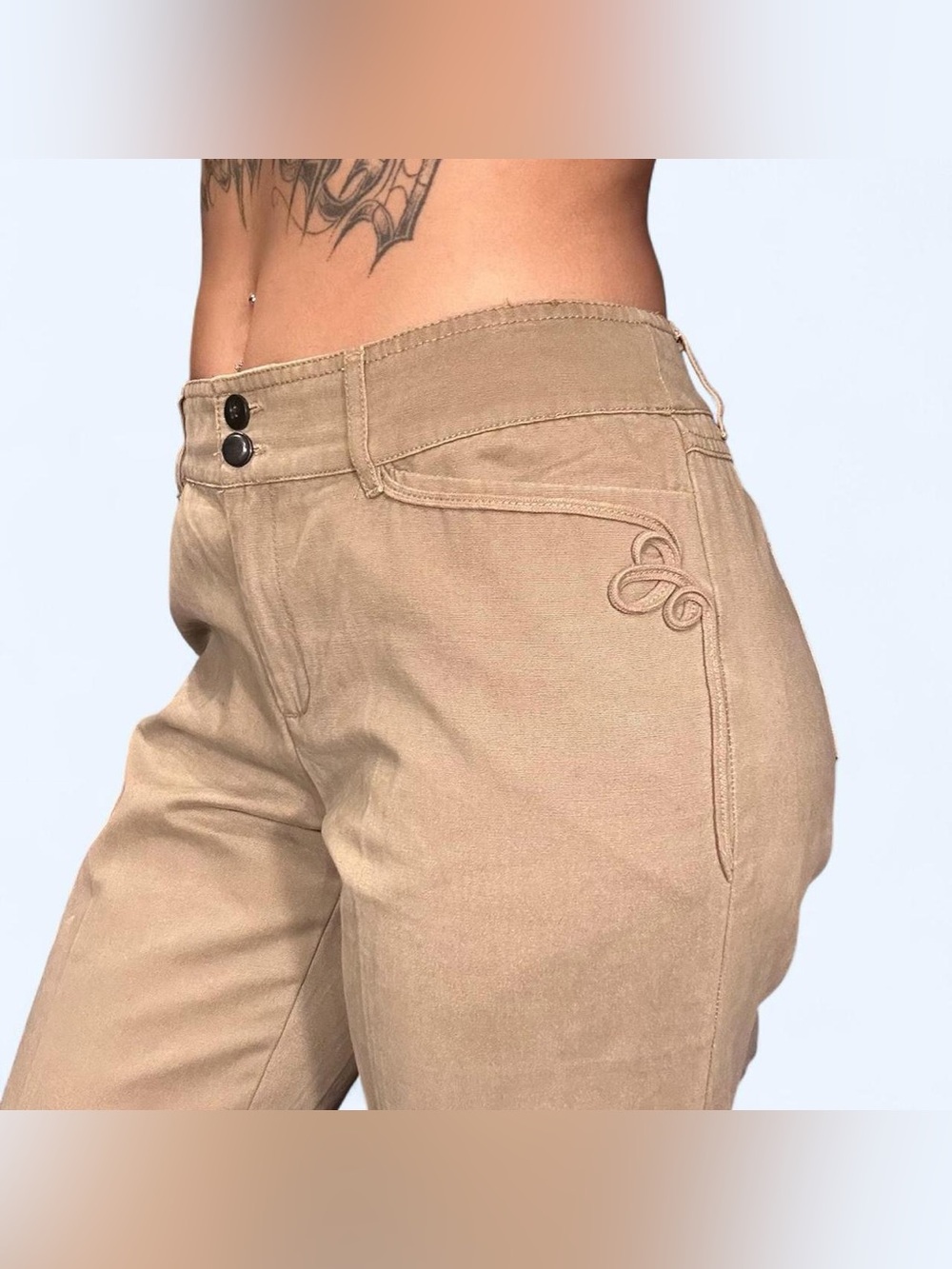 Y2K Grunge Floral Flare Pants by Axcess!